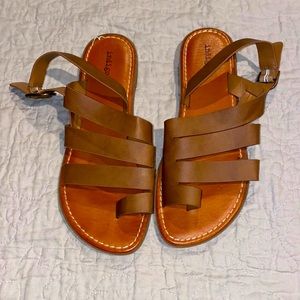Brown sandals